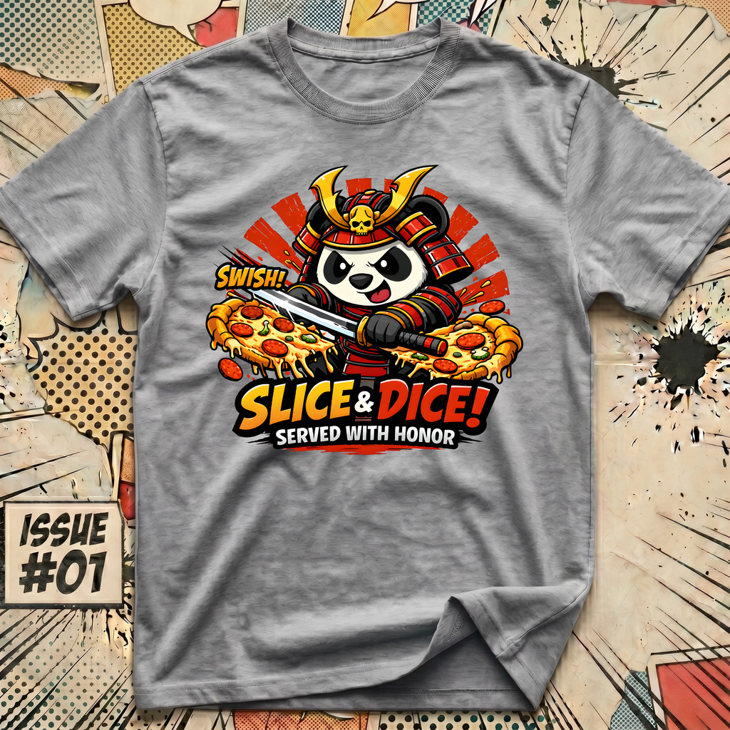 Slice and Dice Panda - Served with Honor T-Shirt