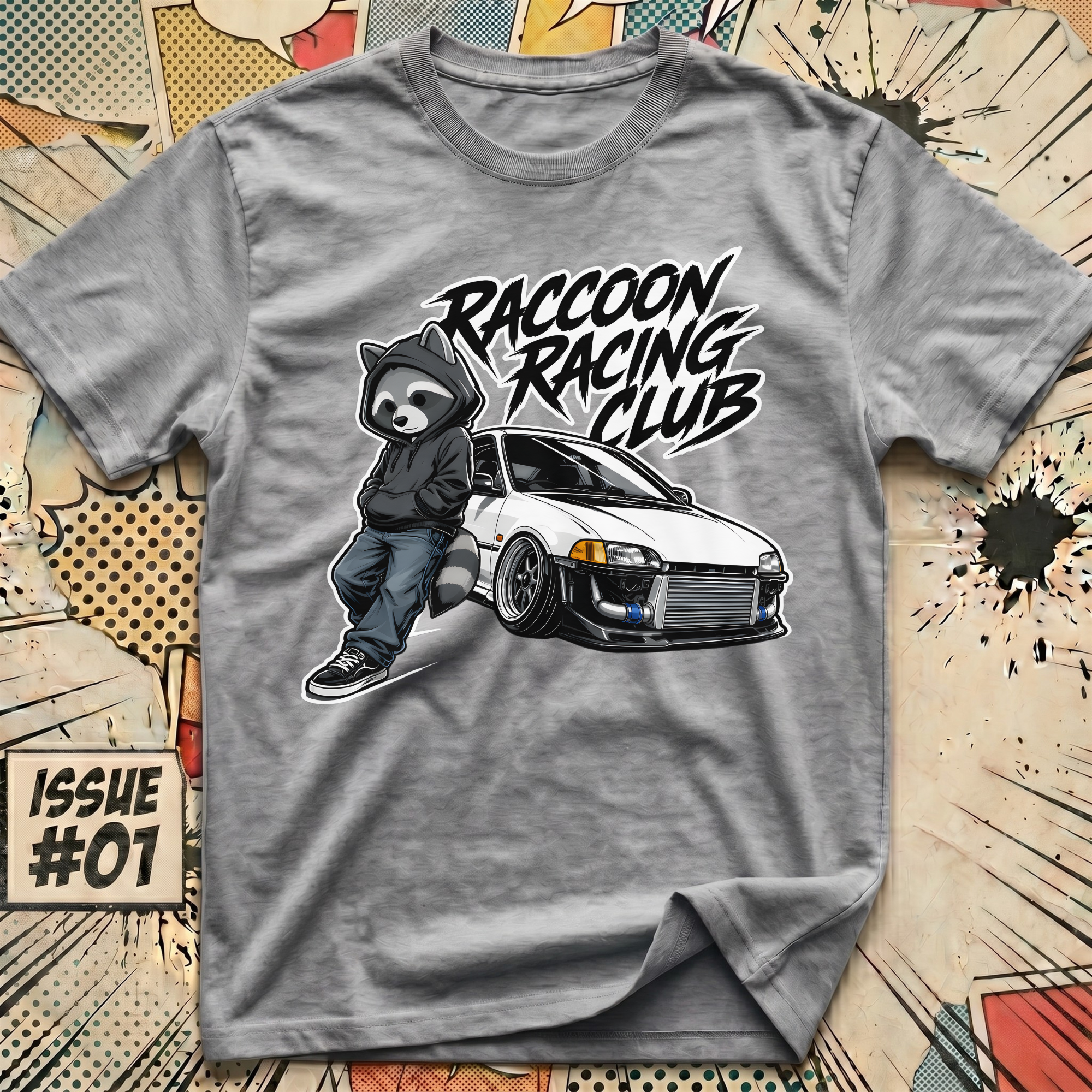 Raccoon Racing Club T-Shirt