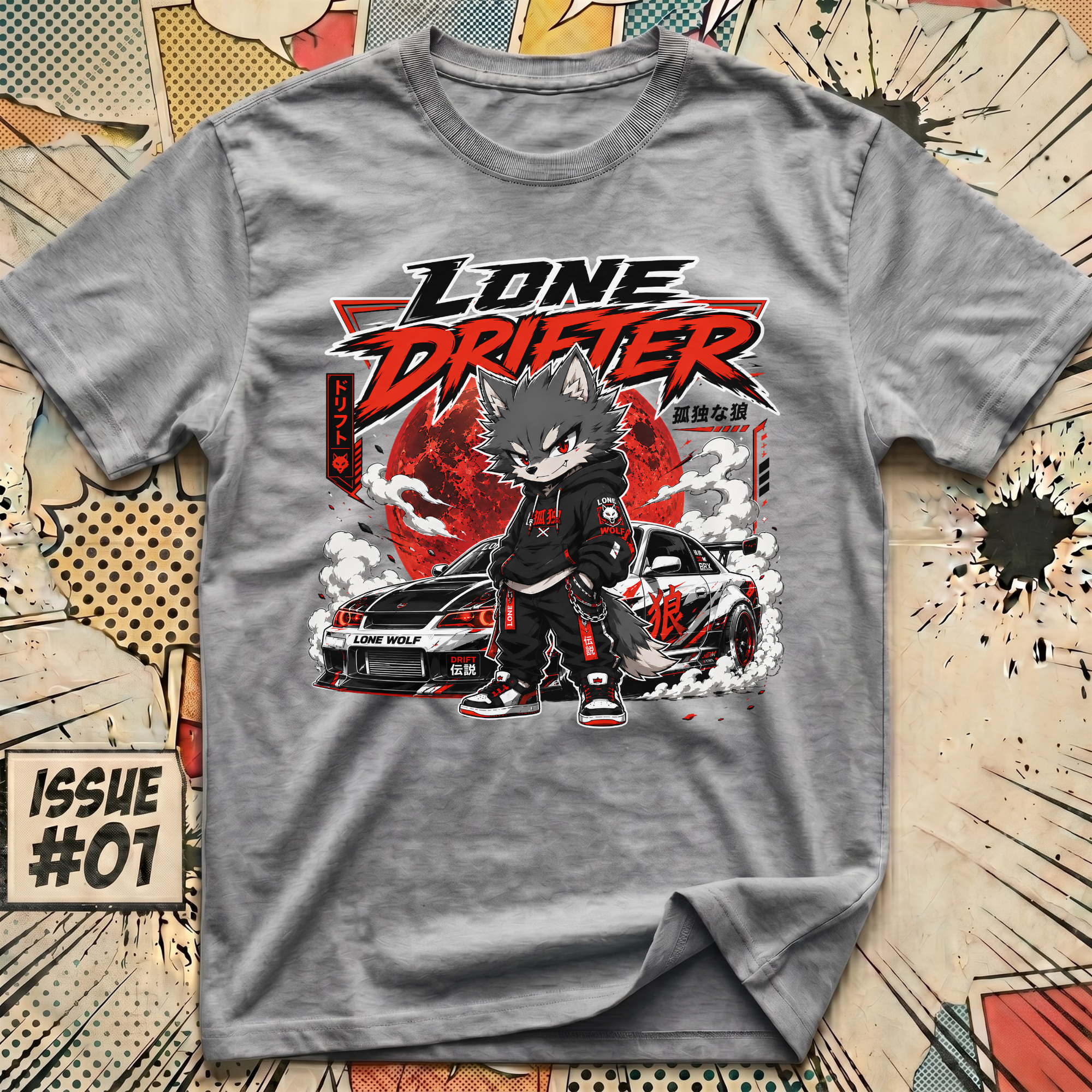 Lone Drifter Wolf T-Shirt