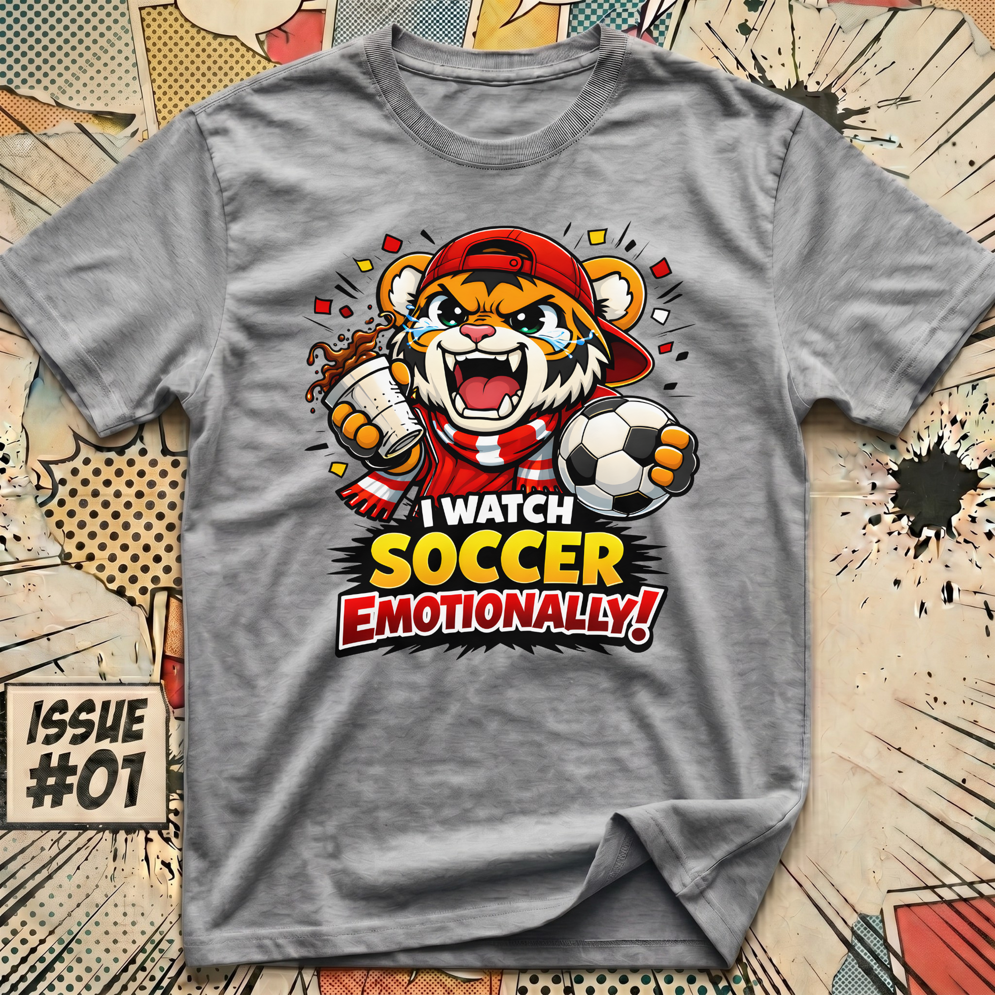 I Watch Soccer Emotionally! T-Shirt