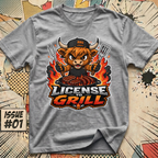 License to Grill Highland Cow T-Shirt