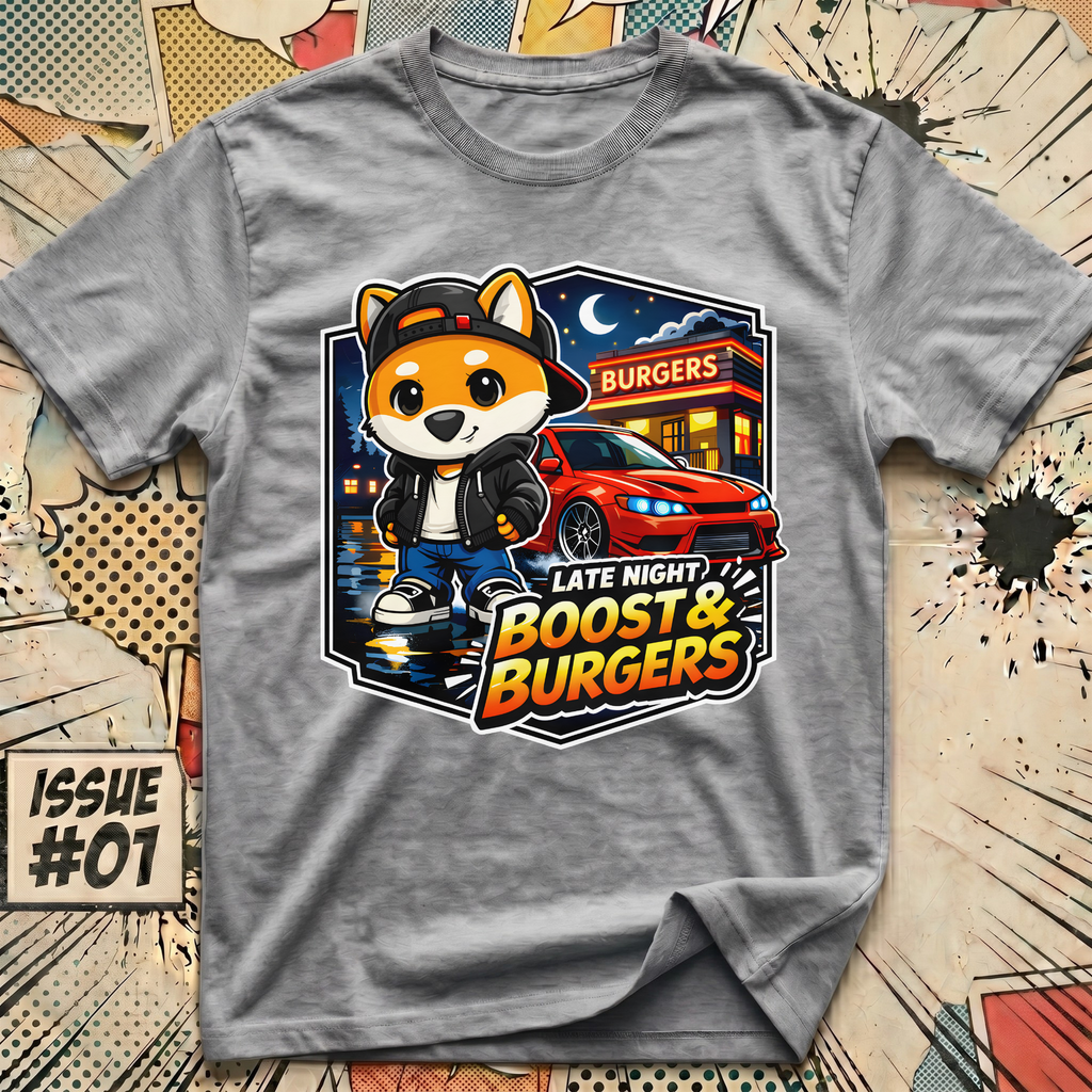 Late Night Boost & Burgers T-Shirt