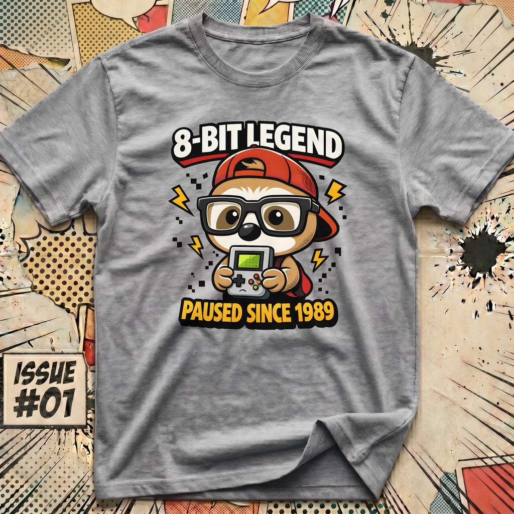 8 Bit Legend Sloth T-Shirt