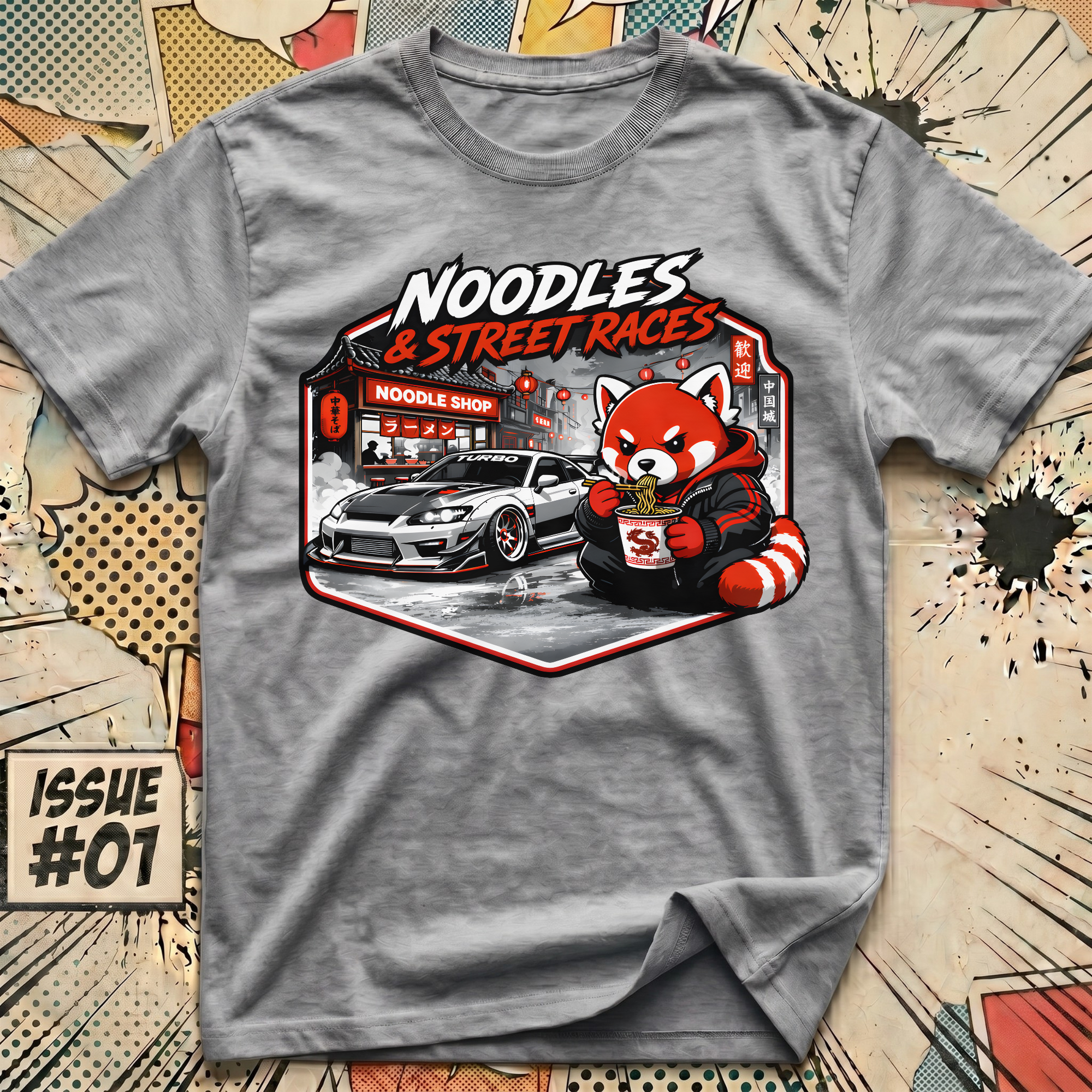 Noodles and Street Races T-Shirt