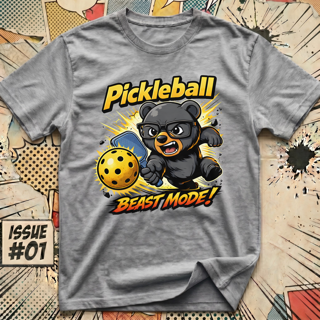 Pickleball Bear Beast Mode! T-Shirt