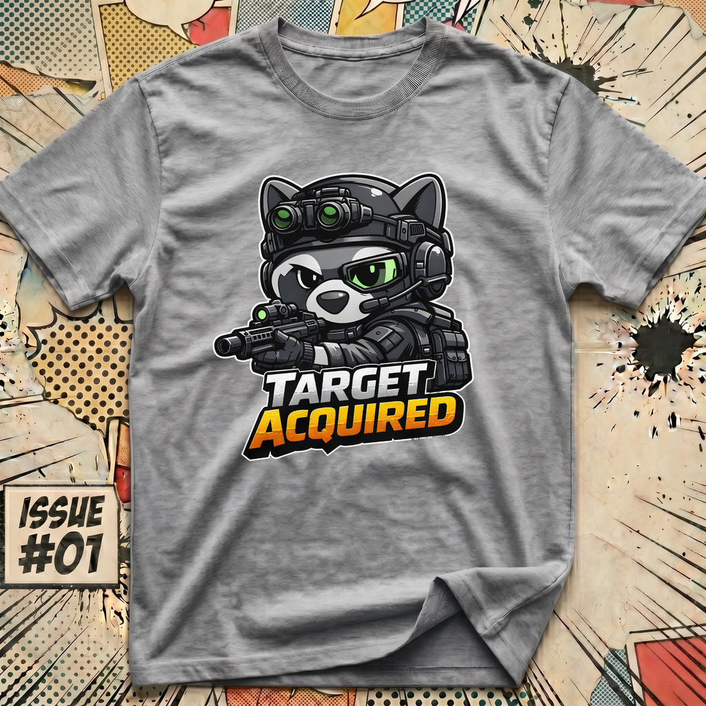Target Aquired Recon Raccoon T-Shirt