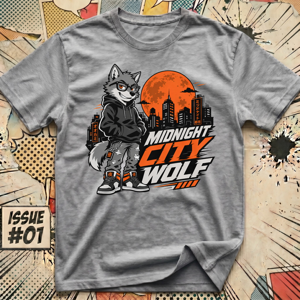 Midnight City Wolf T-Shirt