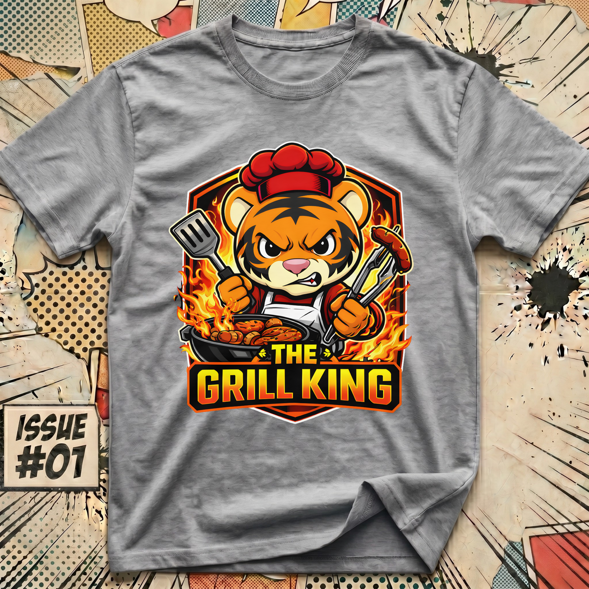 The Grill King Tiger T-Shirt