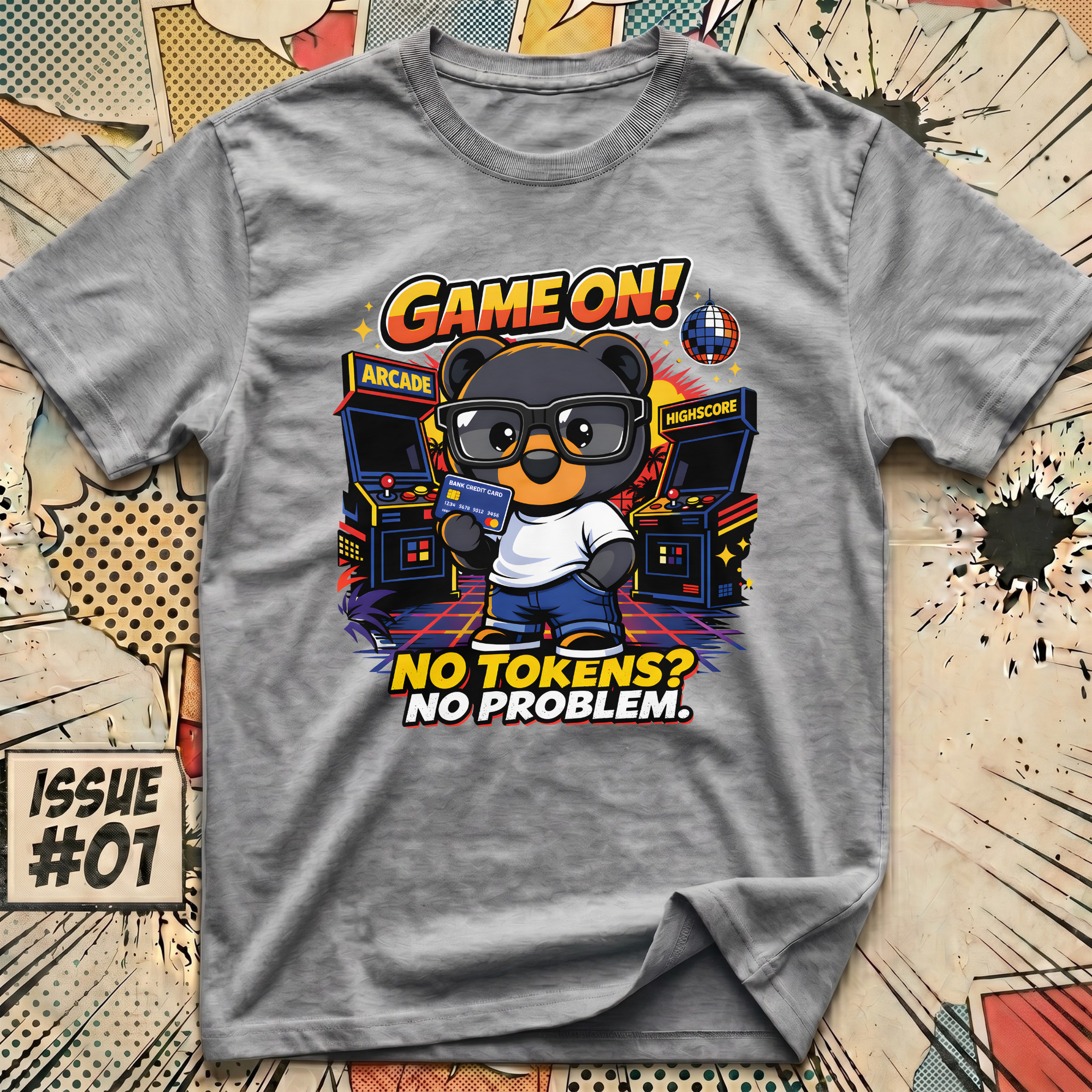 Game On - No Tokens No Problem T-Shirt