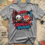 Red Panda and Panda Ramen Raiders T-Shirt
