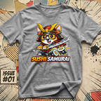 Sushi Samurai Dog T-Shirt