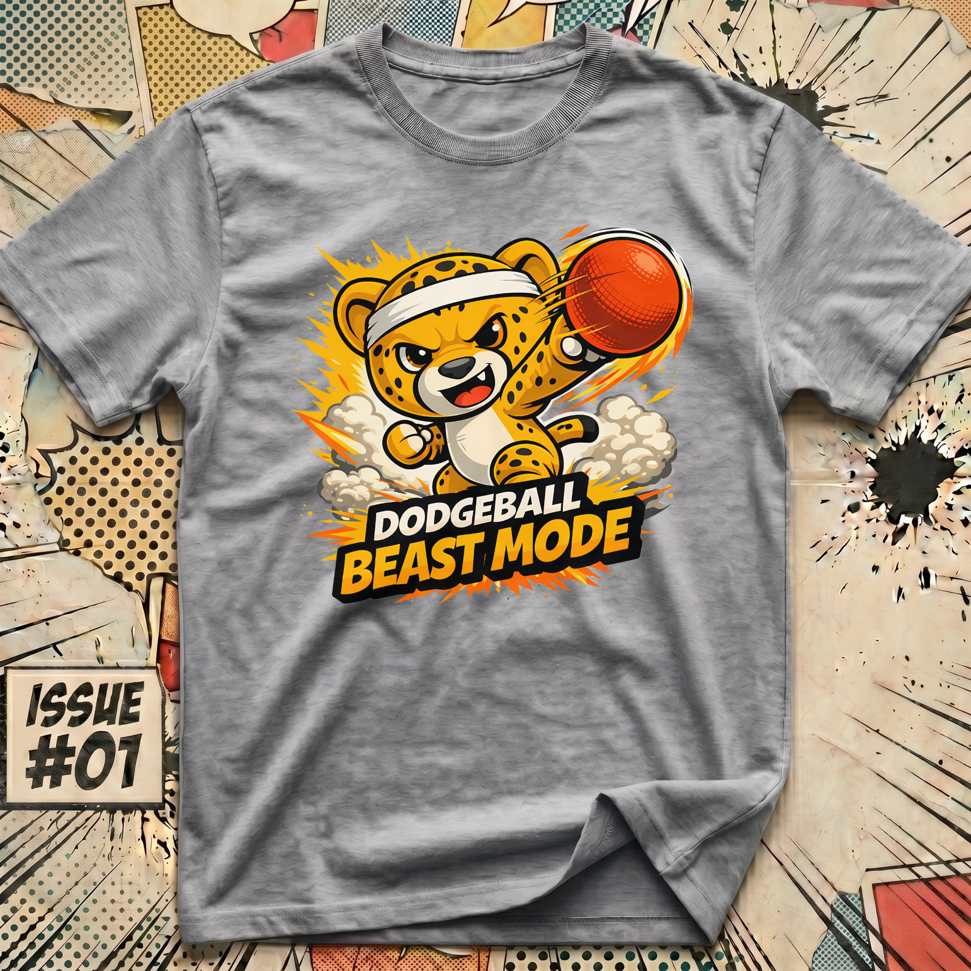 Dodgeball Beast Mode Cheetah T-Shirt