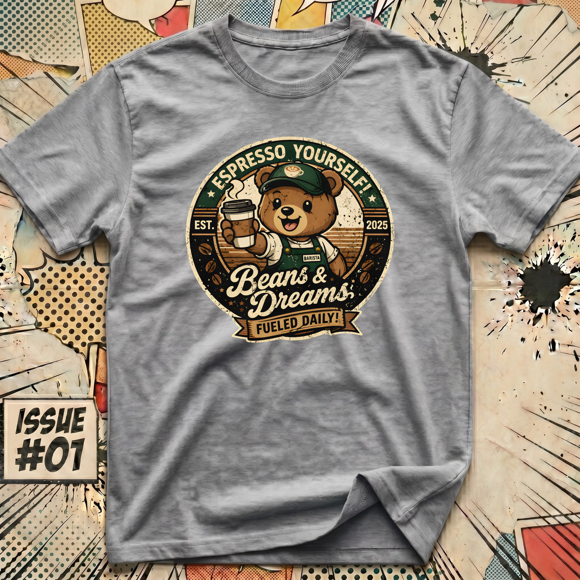 Espresso Yourself - Beans and Dreams T-Shirt