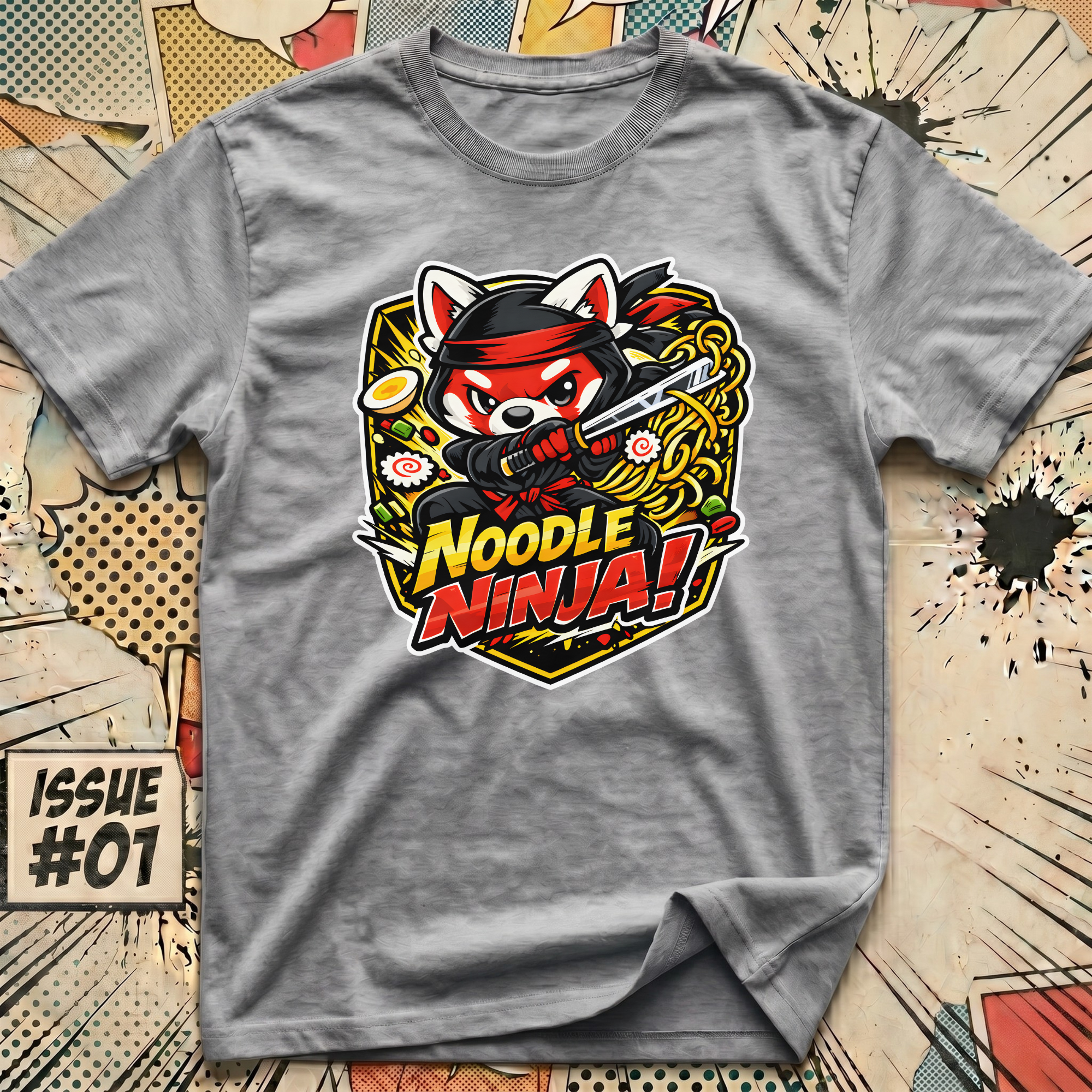 Red Panda Noodle Ninja! T-Shirt