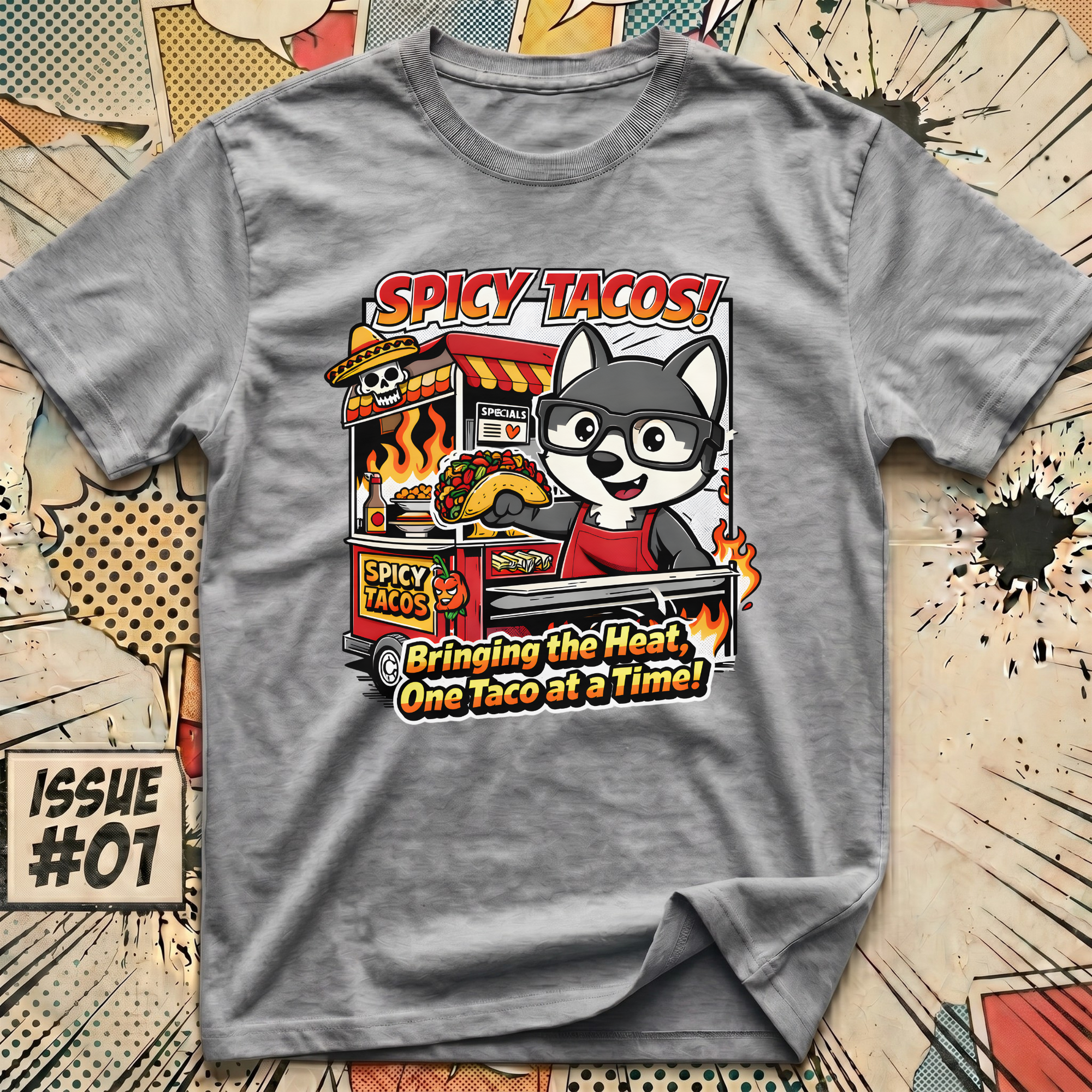 Spicy Tacos! Bringing the Heat T-Shirt