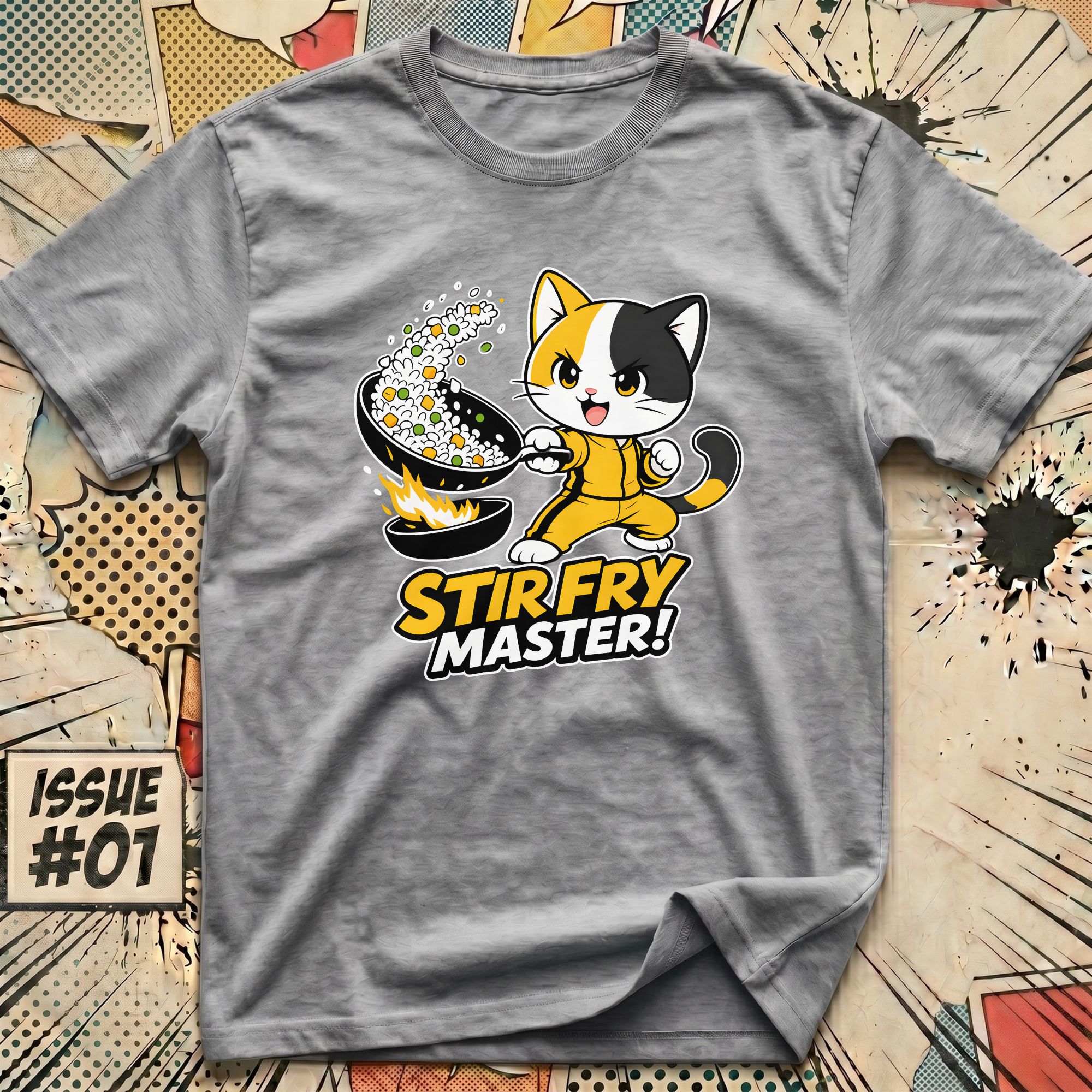 Stir Fry Cat Master! T-Shirt