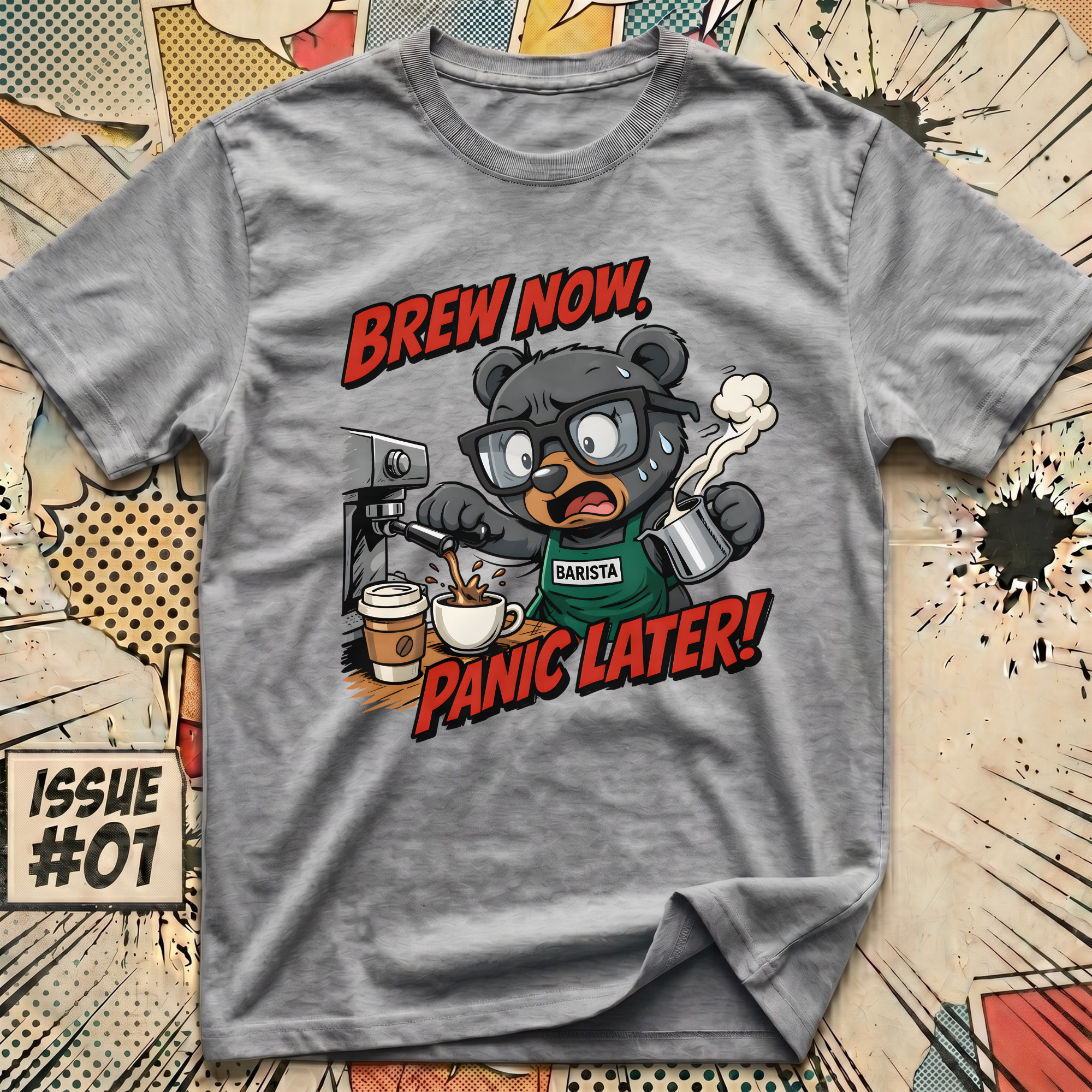 Brew Now Panic Later! T-Shirt