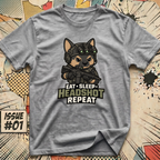 Eat - Sleep - Headshot - Repeat FPS Dog T-Shirt