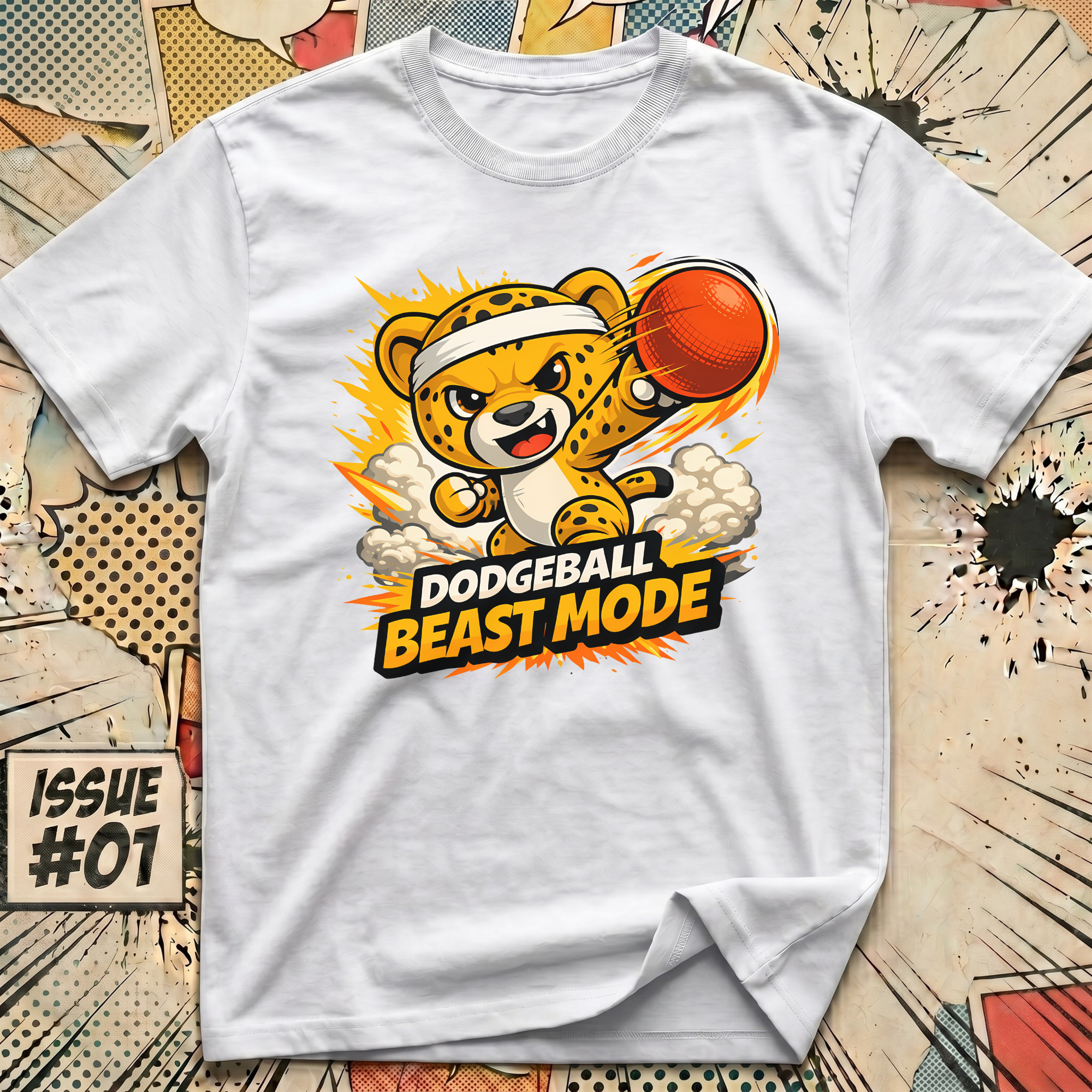 Dodgeball Beast Mode Cheetah T-Shirt