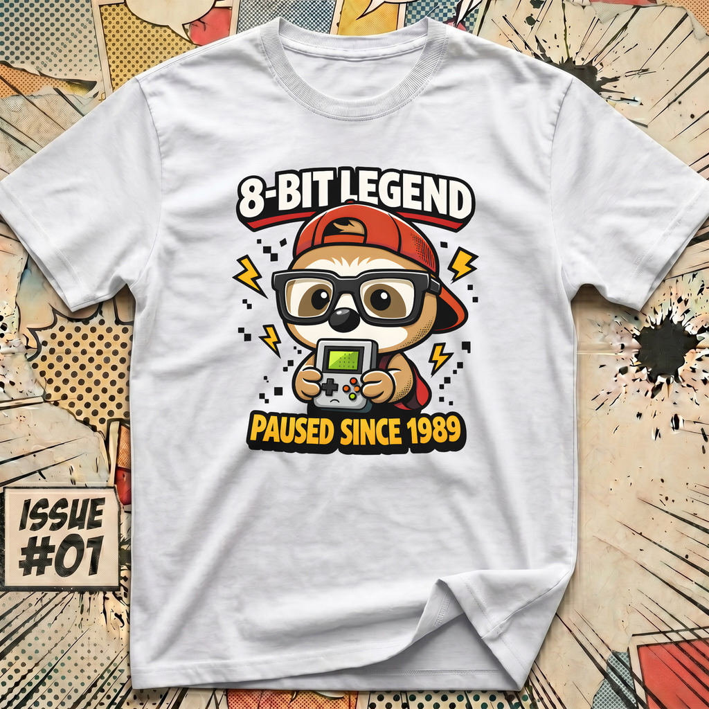 8 Bit Legend Sloth T-Shirt