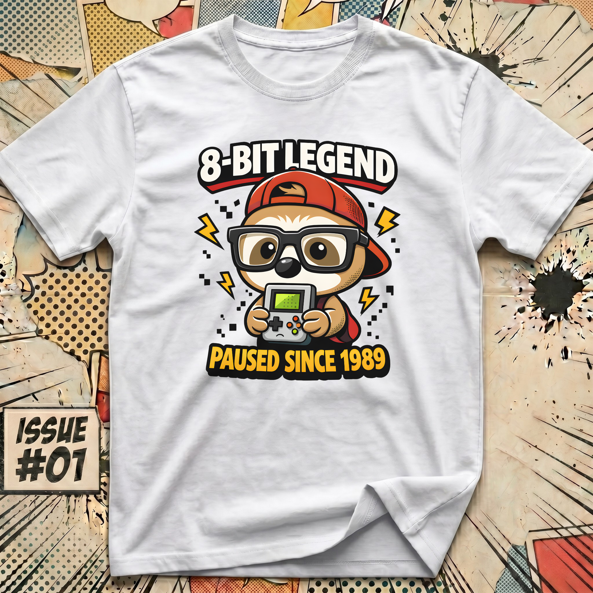 8 Bit Legend Sloth T-Shirt