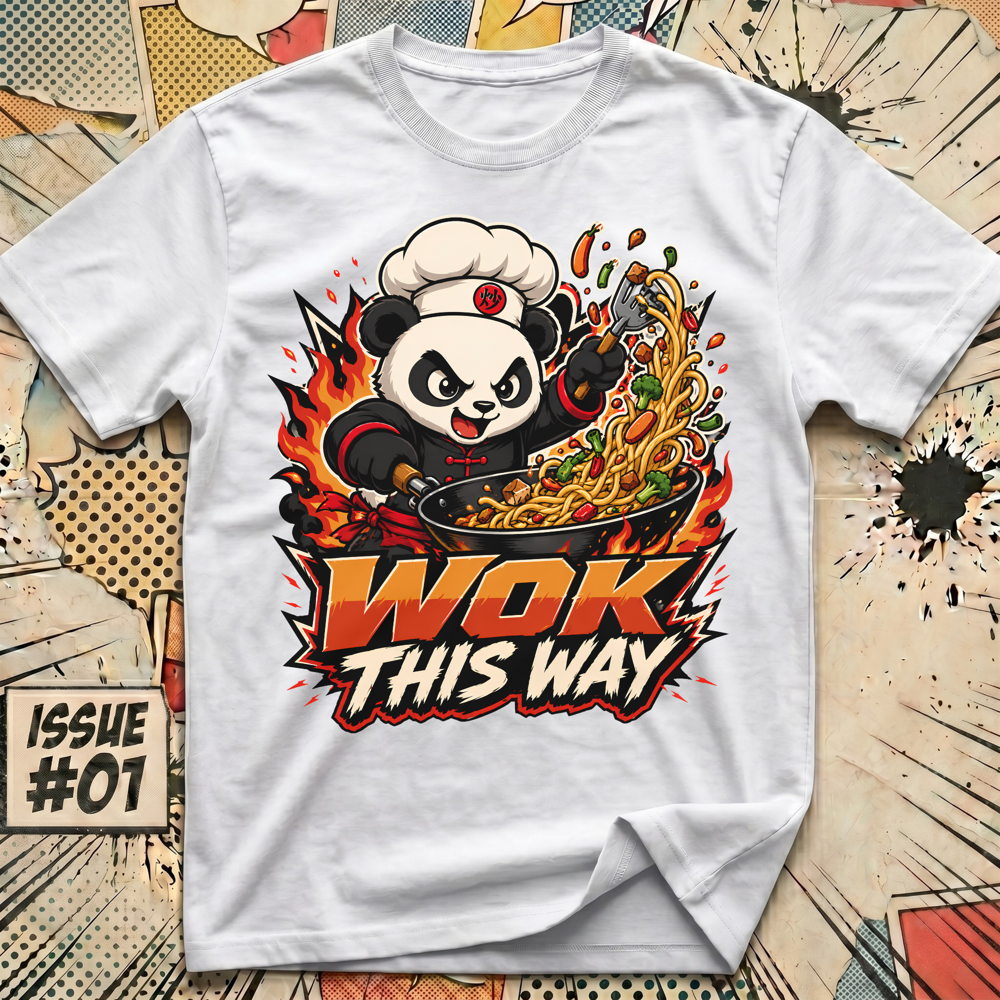 Wok This Way Panda T-Shirt