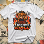 License to Grill Highland Cow T-Shirt