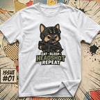 Eat - Sleep - Headshot - Repeat FPS Dog T-Shirt