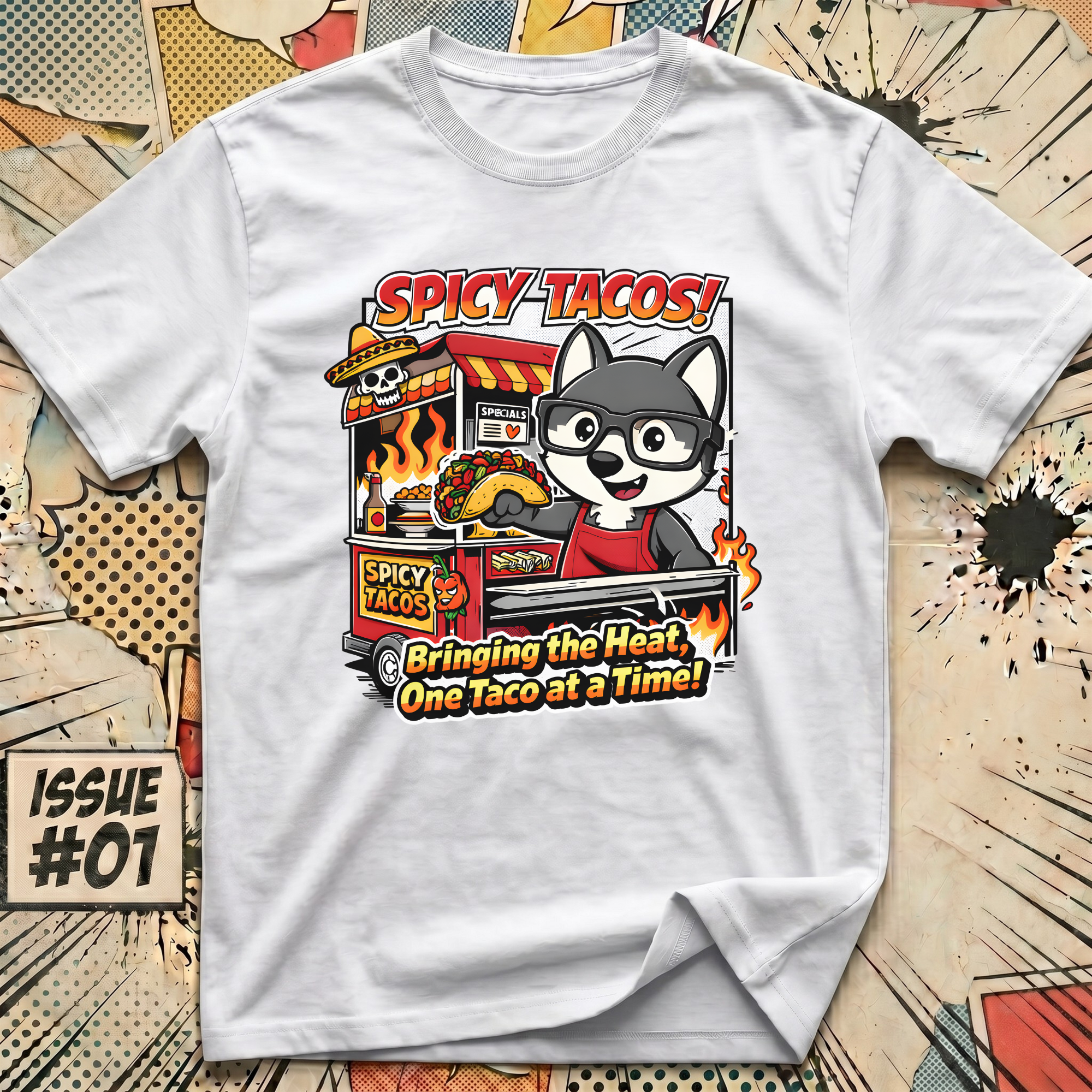 Spicy Tacos! Bringing the Heat T-Shirt