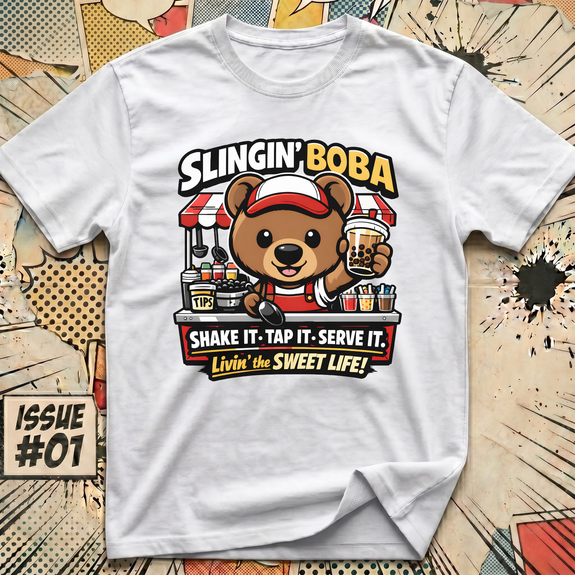 Slingin' Boba Bear T-Shirt