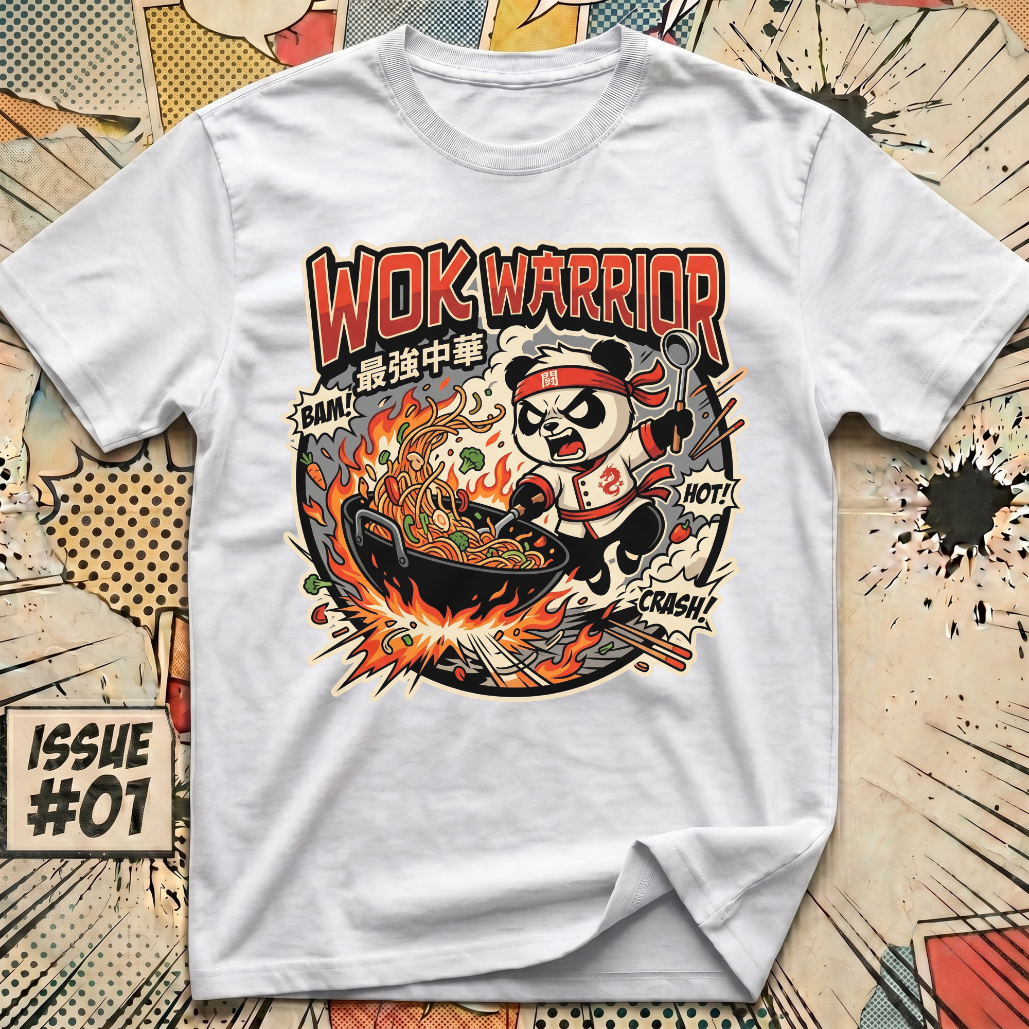 Wok Warrior Panda T-Shirt