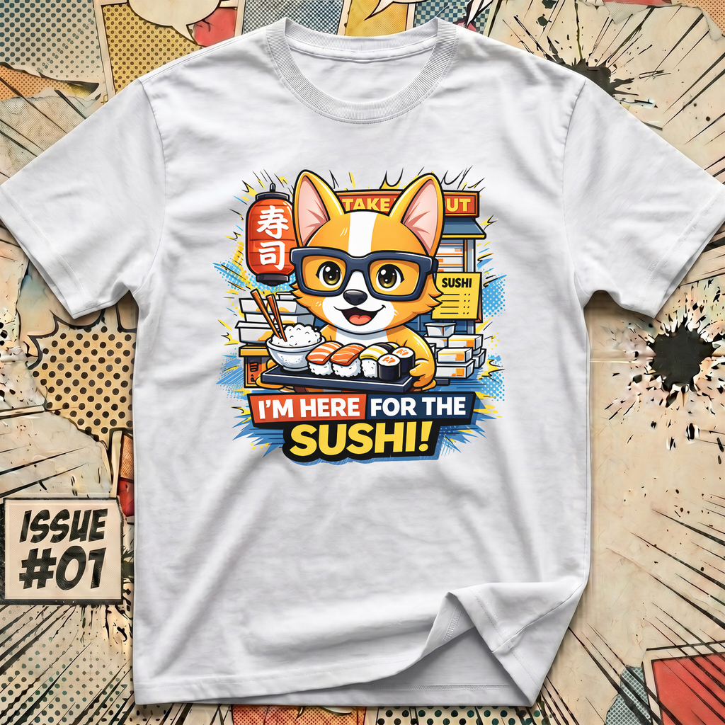 I'm Here For The Sushi! T-Shirt