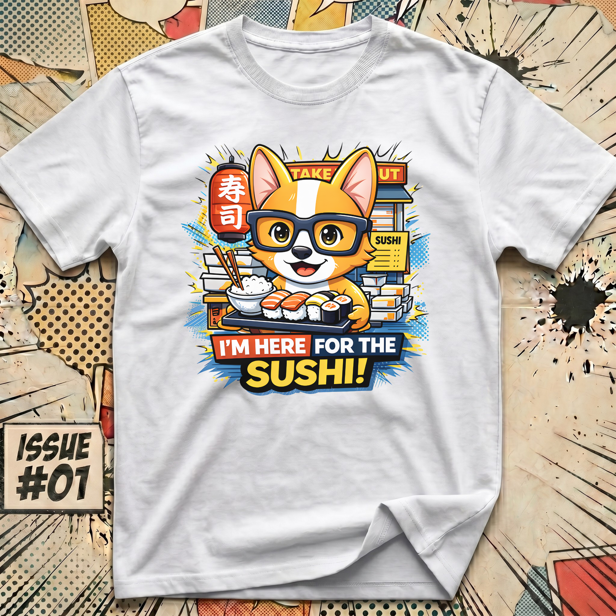 I'm Here For The Sushi! T-Shirt