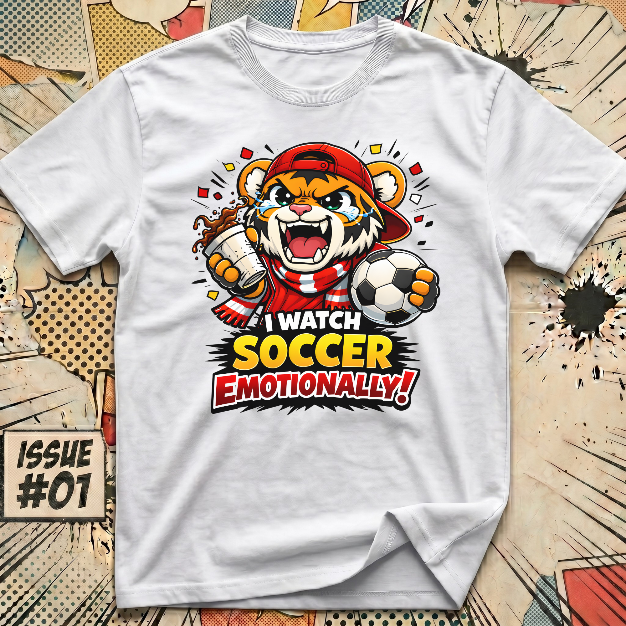 I Watch Soccer Emotionally! T-Shirt