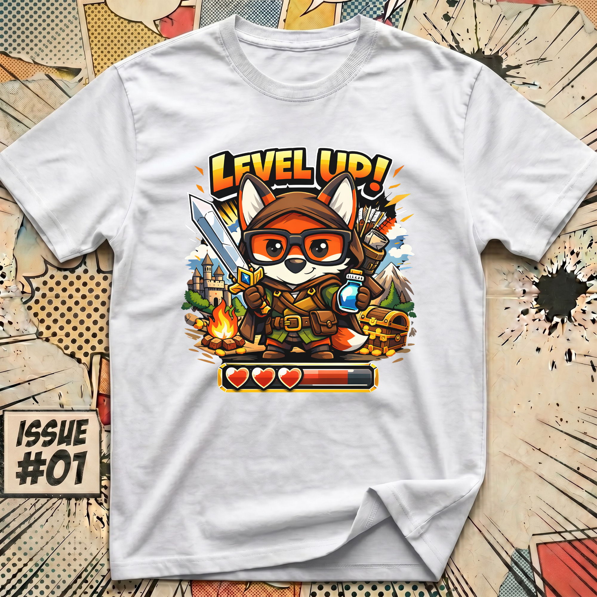 Level Up! Heart Meter T-Shirt