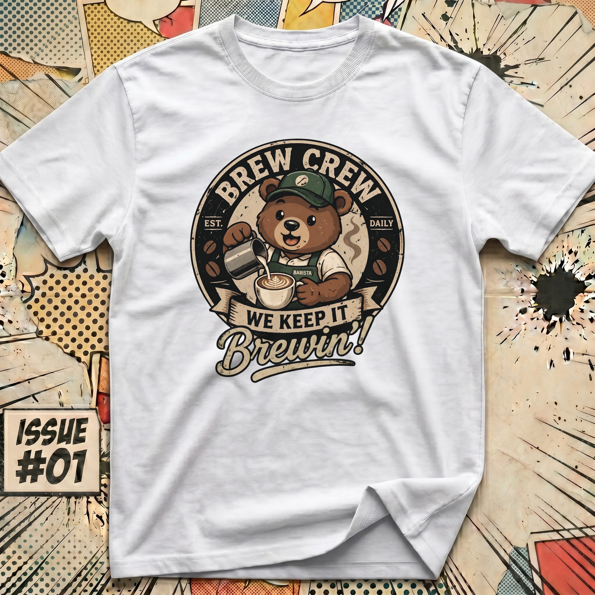 Brew Crew - We Keep It Brewin' T-Shirt