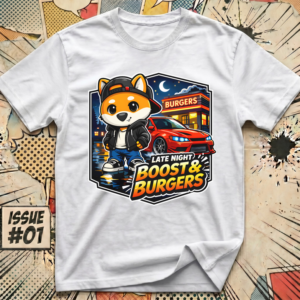 Late Night Boost & Burgers T-Shirt