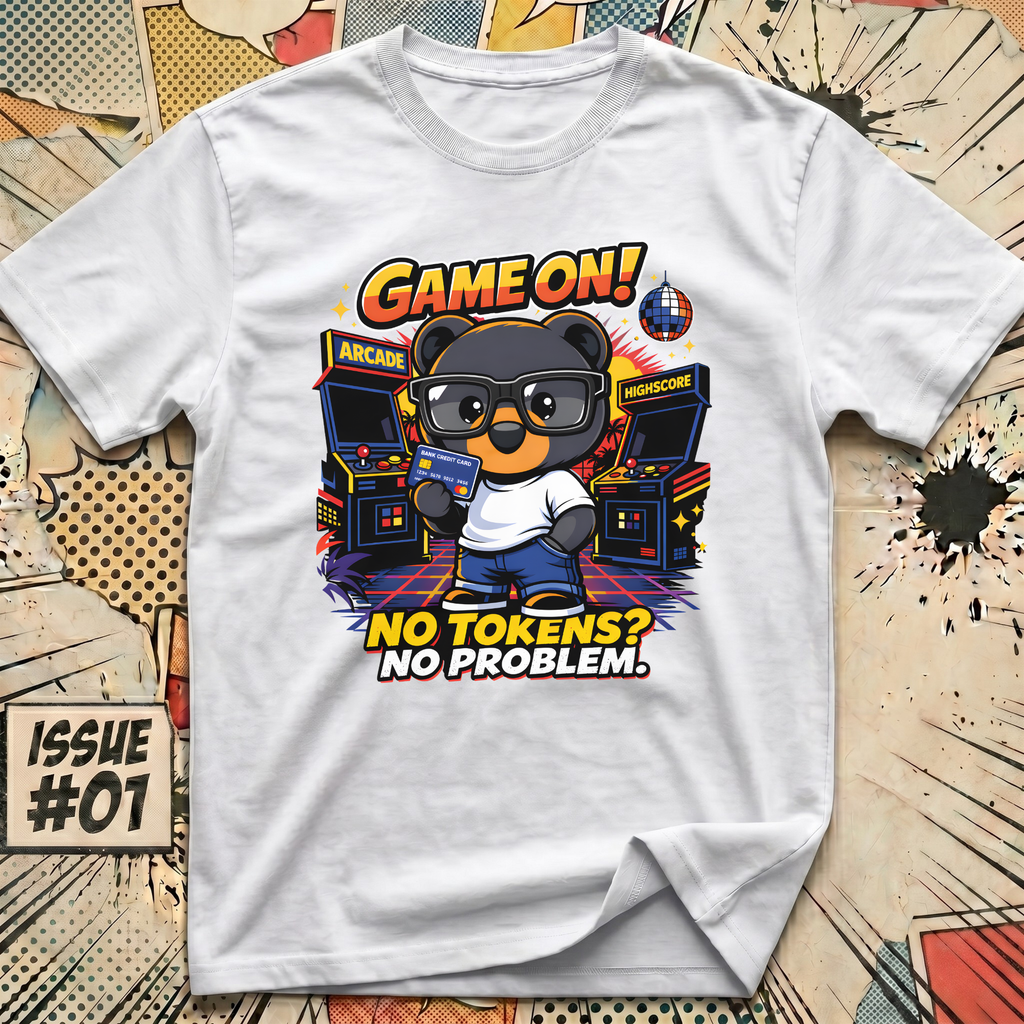 Game On - No Tokens No Problem T-Shirt