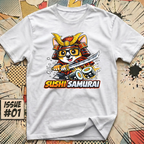 Sushi Samurai Dog T-Shirt