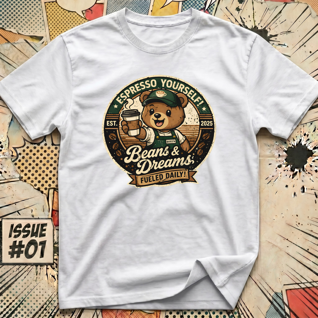 Espresso Yourself - Beans and Dreams T-Shirt