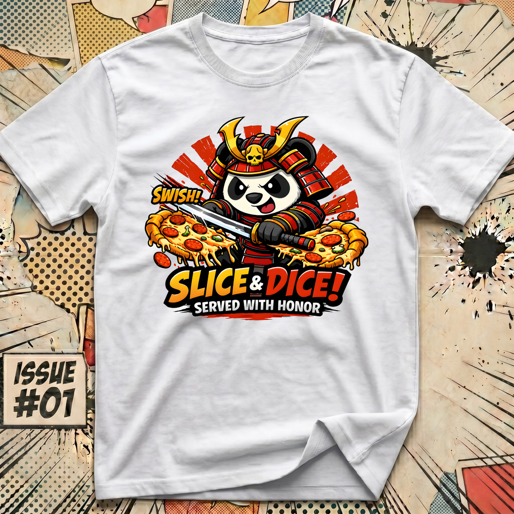 Slice and Dice Panda - Served with Honor T-Shirt