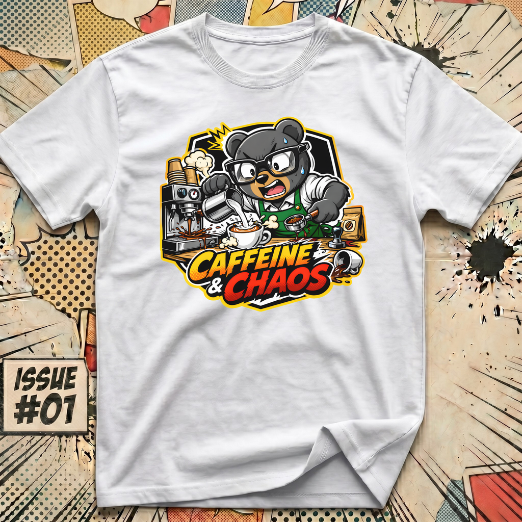 Caffeine and Chaos T-Shirt